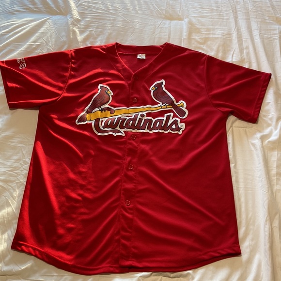 St.Louis Cardinals Jersey SZ XL Red - Picture 8 of 15